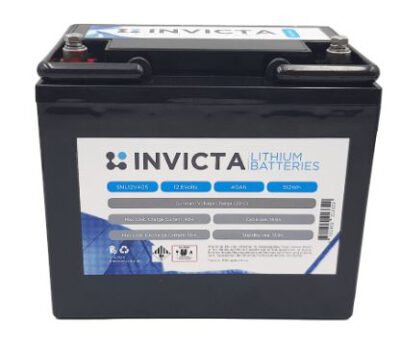 Invicta Lithium Iron Phosphate 12V 40Ah Battery SNL12V40S