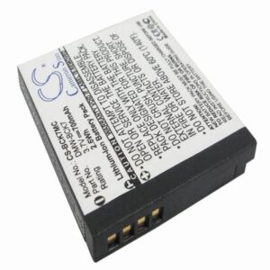 Panasonic Lumix DMC-FP77; Digital Camera Video Battery 3.7V 700mAh Li-Ion BCK7MC