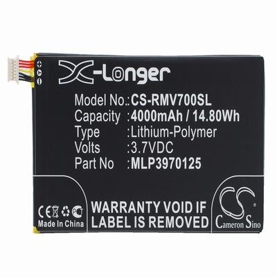 Verizon Elipsis QMV7A 7in Tablet Battery 3.7V 4000mAh Li-Polymer RMV700SL