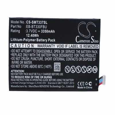 Samsung SM-T337V Tablet Battery 3.7V 3350mAh Li-Polymer SMT337SL