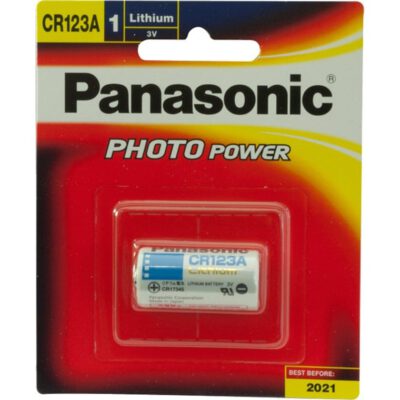 Panasonic CR-123AW/1BE Photo Lithium Battery