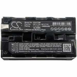 CCD-TRV26E Digital Camera Video Battery 7.4V 4400mAh Li-Ion F750